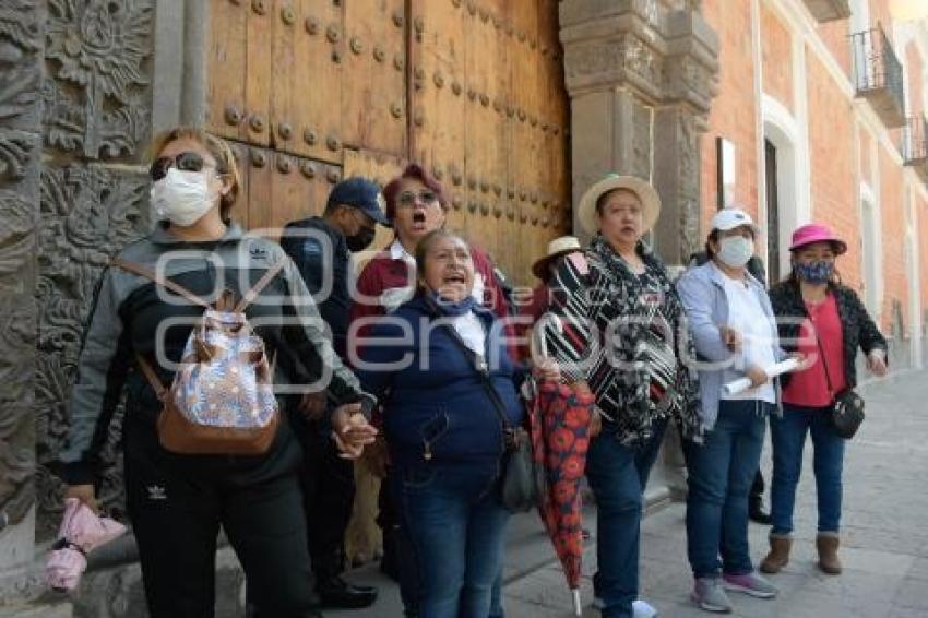 TLAXCALA . MANIFESTACIÓN SNTE 55