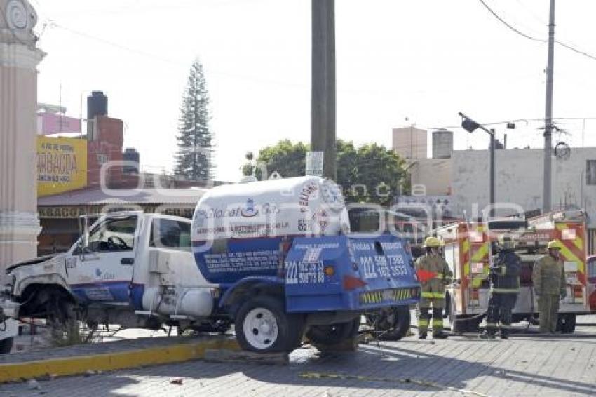  ACCIDENTE . PIPA GAS LP 