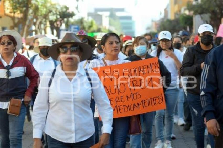 TLAXCALA . MANIFESTACIÓN SNTE 55