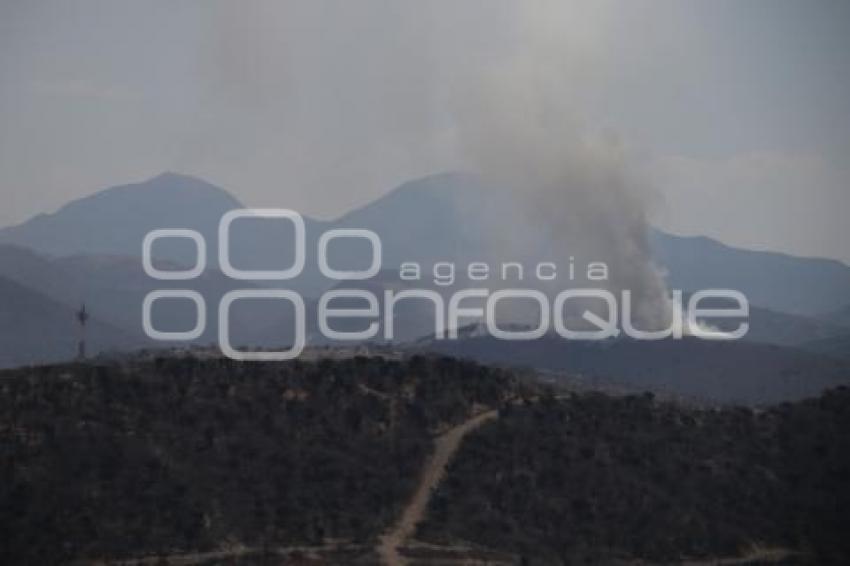 ACATLÁN . INCENDIO BASURERO