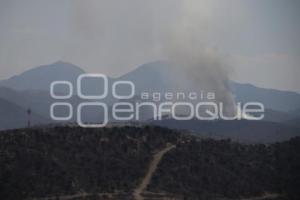 ACATLÁN . INCENDIO BASURERO