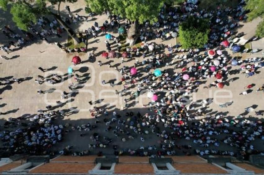 TLAXCALA . MANIFESTACIÓN SNTE 55