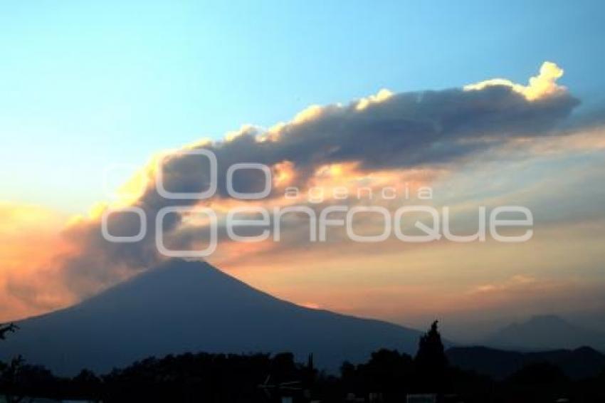 ATLIXCO . VOLCÁN POPOCATÉPETL