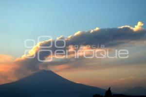 ATLIXCO . VOLCÁN POPOCATÉPETL