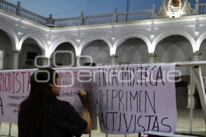 ACATLÁN . MANIFESTACIÓN FEMINISTA