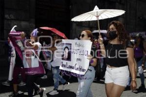 MANIFESTACIÓN . FEMINICIDIO