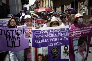 MANIFESTACIÓN . FEMINICIDIO