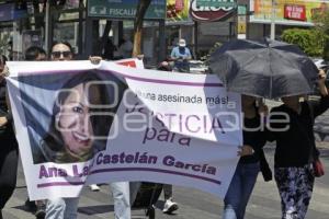 MANIFESTACIÓN . FEMINICIDIOS