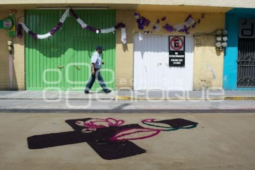 TLAXCALA . ALFOMBRAS ASERRÍN