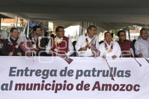 AMOZOC . ENTREGA DE PATRULLAS