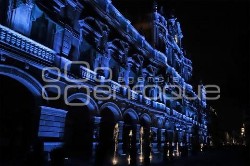 AYUNTAMIENTO . ILUMINACIÓN PALACIO MUNICIPAL