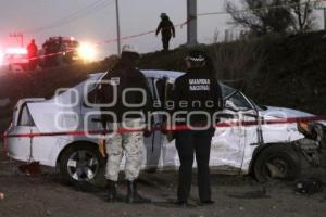 TLAXCALA . ACCIDENTE VÍA CORTA