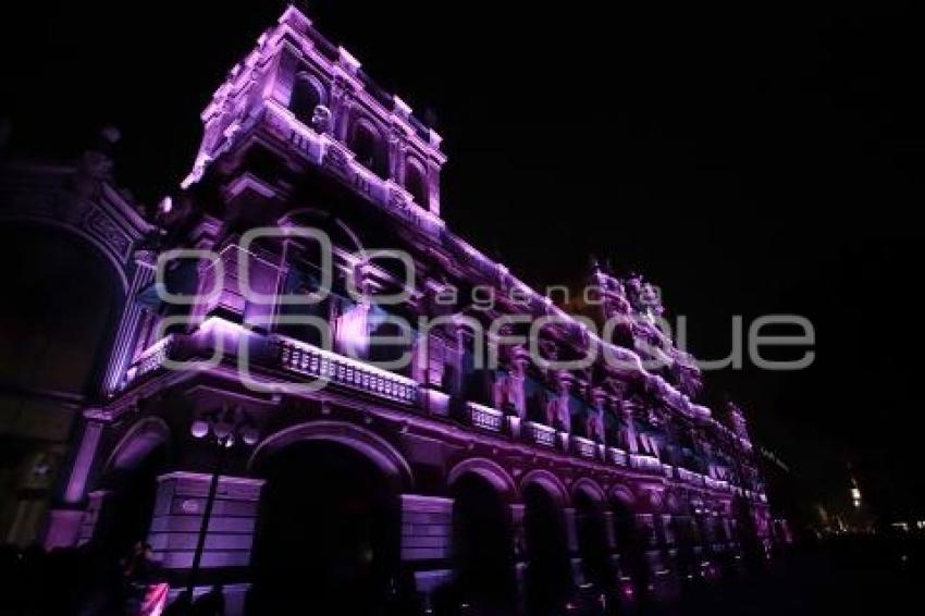 AYUNTAMIENTO . ILUMINACIÓN PALACIO MUNICIPAL