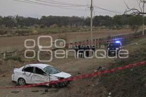 TLAXCALA . ACCIDENTE VÍA CORTA