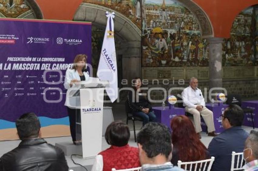 TLAXCALA . MASCOTA CAMPEONATO VOLEIBOL