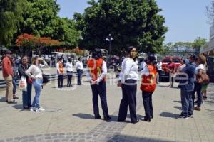 TEHUACÁN . SIMULACRO SISMO