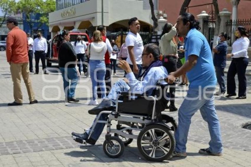 TEHUACÁN . SIMULACRO SISMO