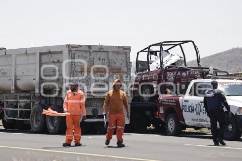 NOTA ROJA . ACCIDENTE POLICÍA