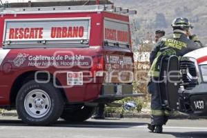 NOTA ROJA . ACCIDENTE POLICÍA