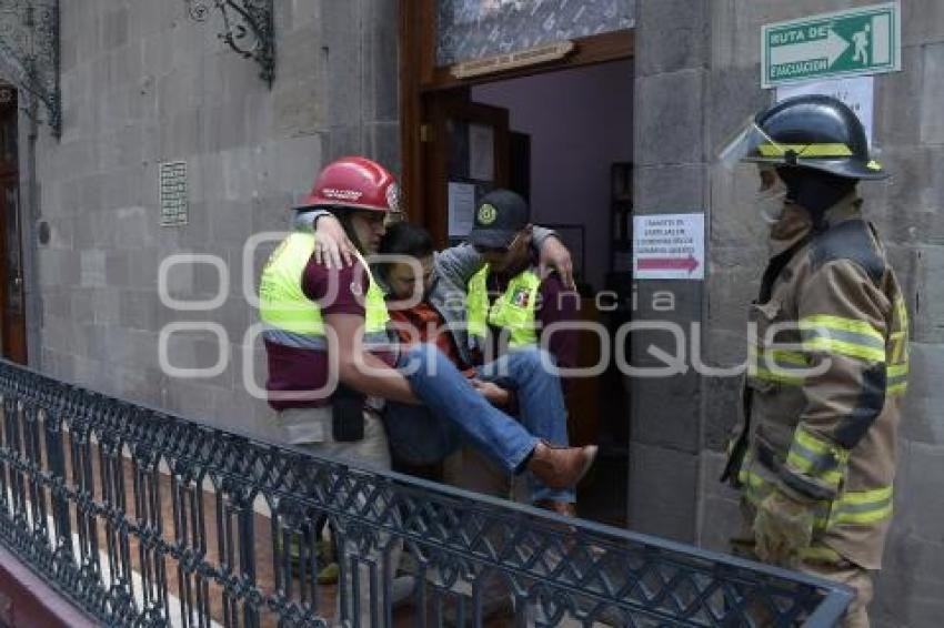 TLAXCALA . SIMULACRO NACIONAL