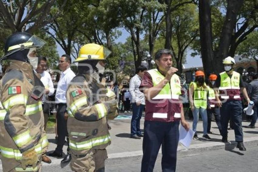 TLAXCALA . SIMULACRO NACIONAL