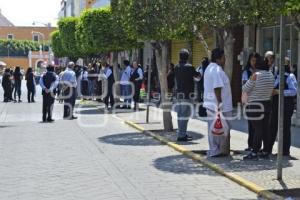 TEHUACÁN . SIMULACRO SISMO