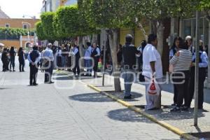 TEHUACÁN . SIMULACRO SISMO