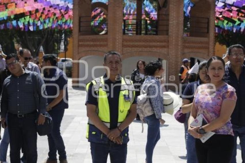 SAN ANDRÉS CHOLULA . SIMULACRO NACIONAL