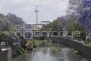 TLAXCALA . DESAZOLVE RÍO ZAHUAPAN