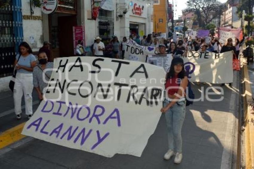 ATLIXCO . MANIFESTACIÓN DINORA ORTEGA