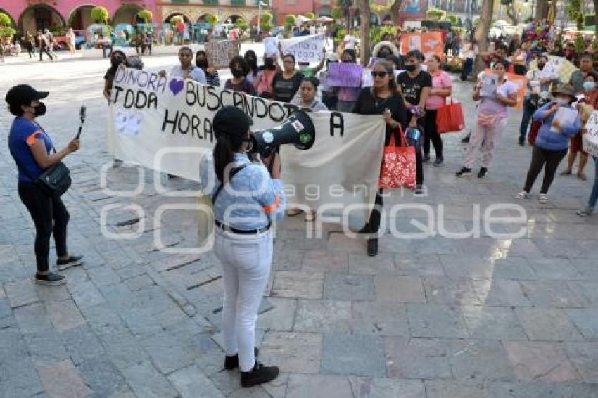 ATLIXCO . MANIFESTACIÓN DINORA ORTEGA