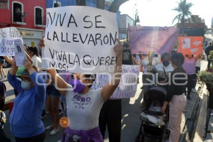 ATLIXCO . MANIFESTACIÓN DINORA ORTEGA