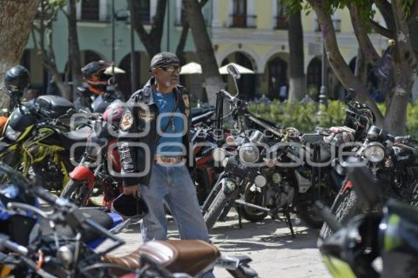 TLAXCALA . MANIFESTACIÓN MOTOCICLISTAS