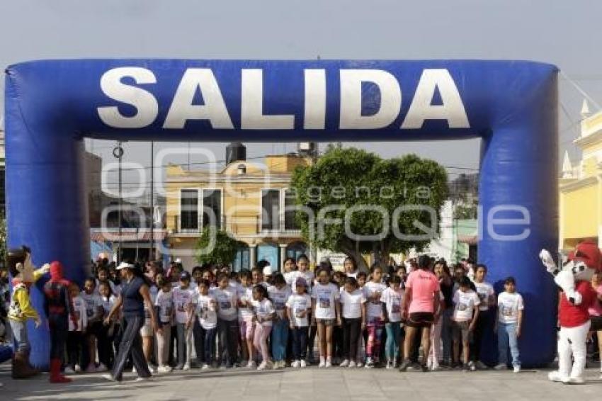 SAN ANDRÉS CHOLULA . CARRERA NIÑOS Y NIÑAS