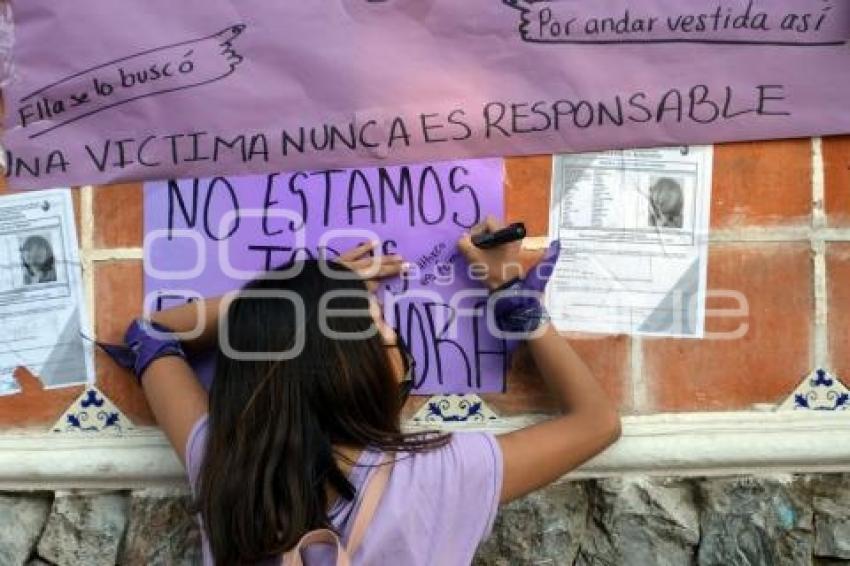 ATLIXCO . MANIFESTACIÓN DINORA ORTEGA