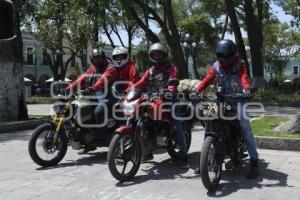 TLAXCALA . MANIFESTACIÓN MOTOCICLISTAS