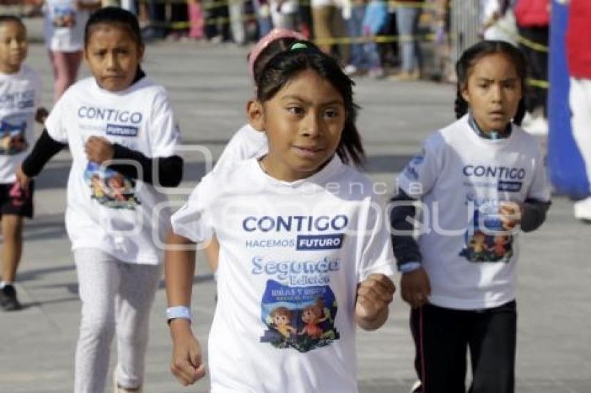 SAN ANDRÉS CHOLULA . CARRERA NIÑOS Y NIÑAS