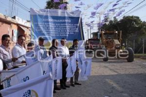 SAN ANDRÉS CHOLULA . ADOQUINAMIENTO TONANTZINTLA