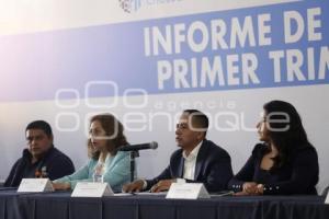 SAN ANDRÉS CHOLULA . INFORME PRIMER TRIMESTRE