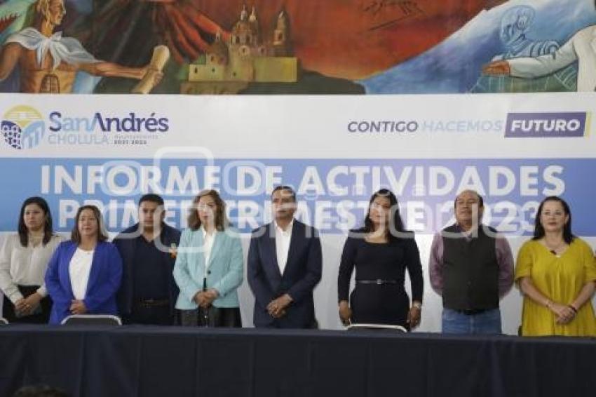 SAN ANDRÉS CHOLULA . INFORME PRIMER TRIMESTRE