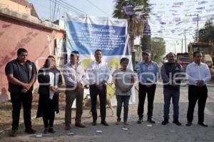 SAN ANDRÉS CHOLULA . ADOQUINAMIENTO TONANTZINTLA