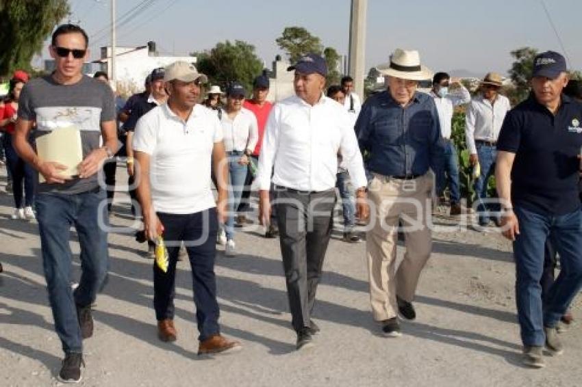 SAN ANDRÉS CHOLULA . ADOQUINAMIENTO TLAXCALANCINGO