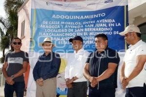 SAN ANDRÉS CHOLULA . ADOQUINAMIENTO TLAXCALANCINGO