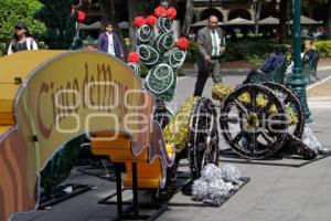 ZÓCALO . ADORNOS 5 DE MAYO