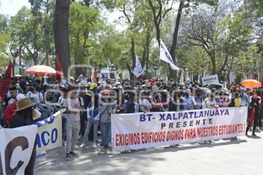 TLAXCALA . MANIFESTACIÓN CBTIS