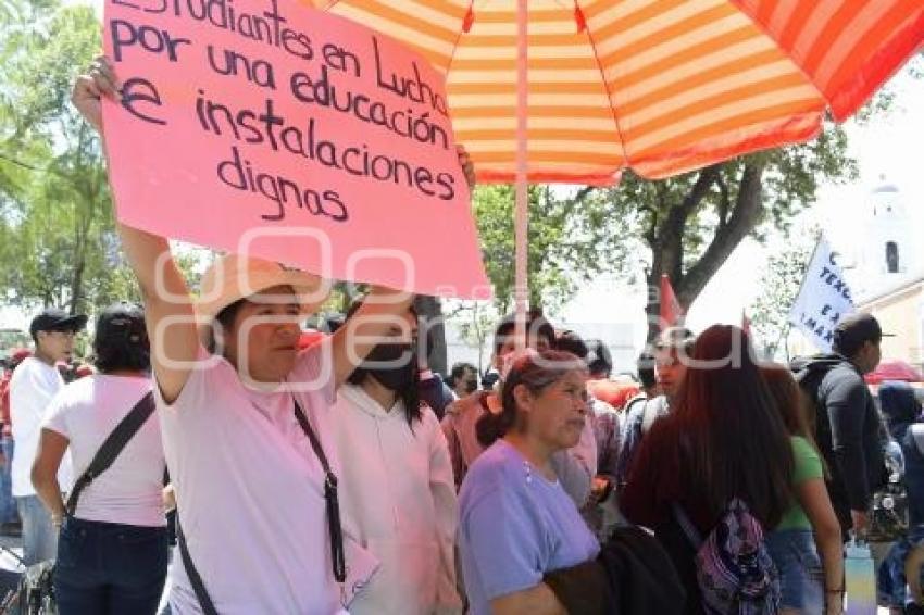 TLAXCALA . MANIFESTACIÓN CBTIS