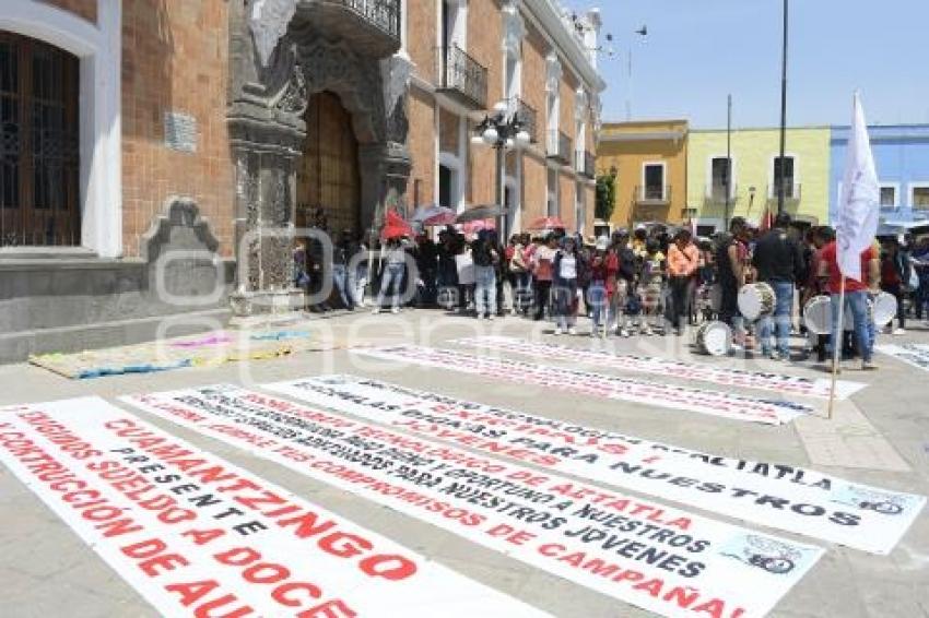 TLAXCALA . MANIFESTACIÓN CBTIS