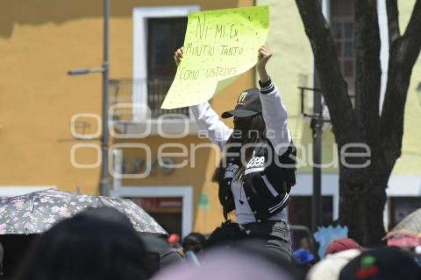 TLAXCALA . MANIFESTACIÓN CBTIS