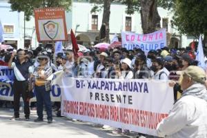 TLAXCALA . MANIFESTACIÓN CBTIS