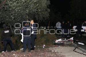 TLAXCALA . ACCIDENTE MOTOCICLISTA